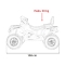 Quad na akumulator dla dzieci Can Am Outlander ATV Czerwony DK-CA005.CR
